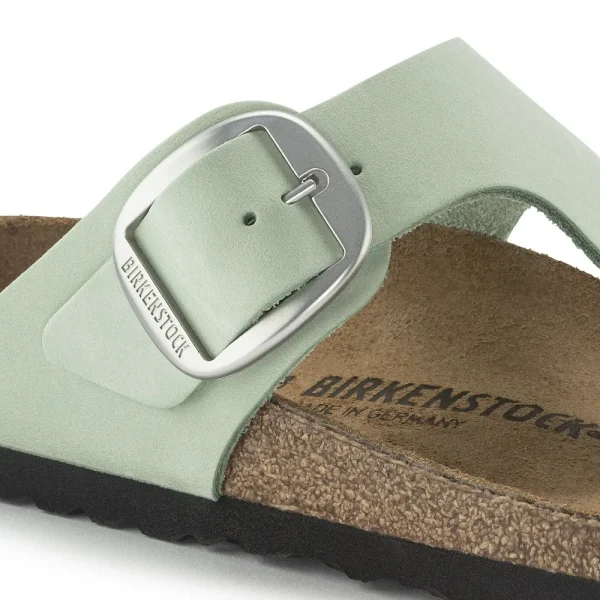 Gizeh Big Buckle Nubuck Leather Matcha - Image 8