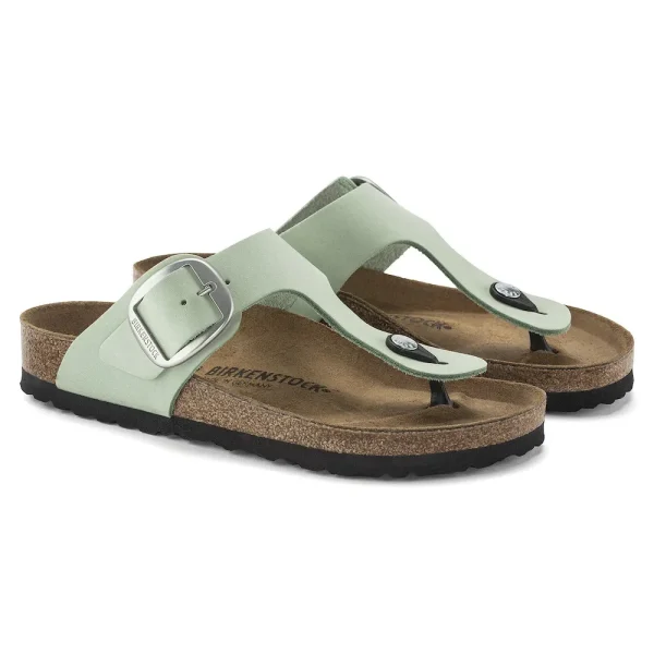 Gizeh Big Buckle Nubuck Leather Matcha - Image 6
