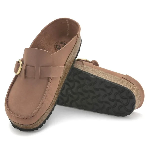 Buckley Nubuck Leather Old Rose - Image 4