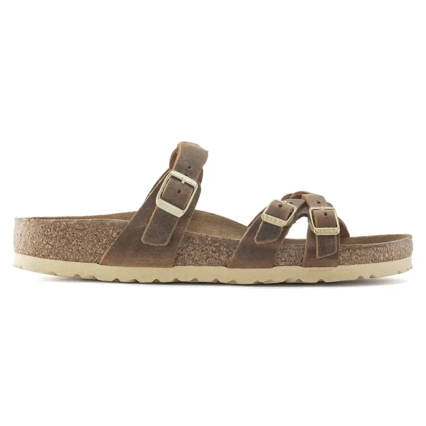 Franca Braided Oiled Leather Cognac - Image 7