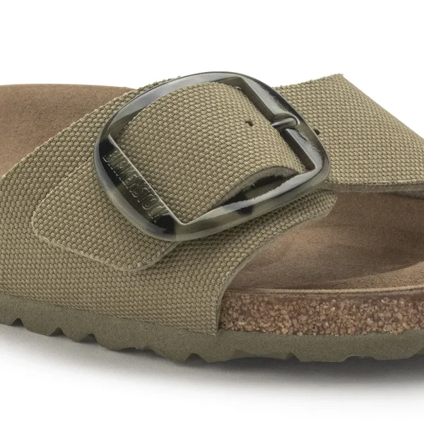 Madrid Vegan Big Buckle Textile Faded Khaki - Image 8