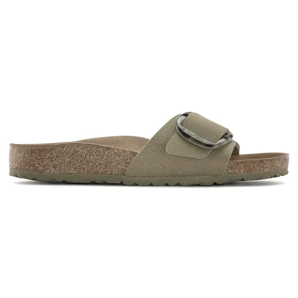Madrid Vegan Big Buckle Textile Faded Khaki - Image 7