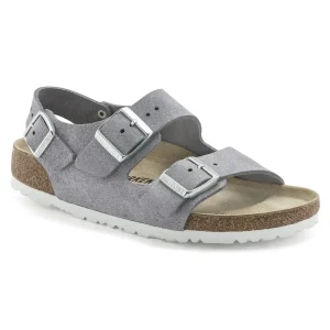 Milano Suede Leather Purple Fog