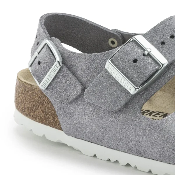 Milano Suede Leather Purple Fog - Image 8