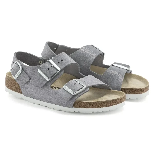 Milano Suede Leather Purple Fog - Image 6