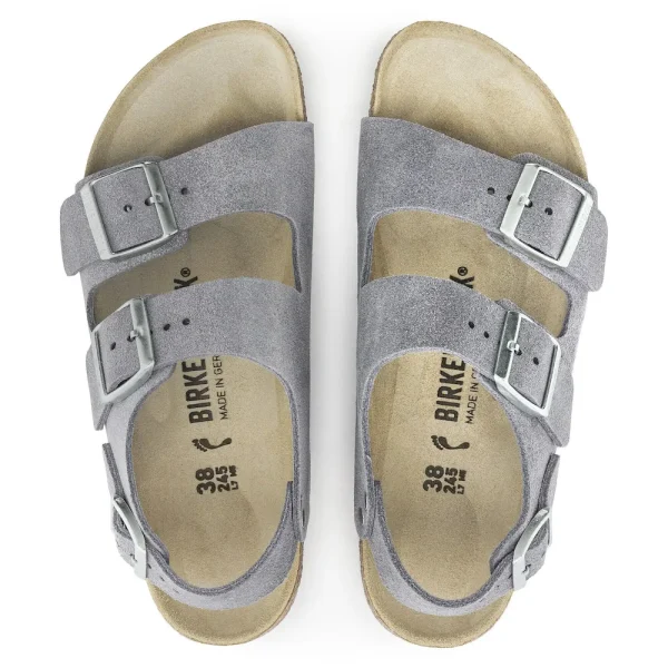Milano Suede Leather Purple Fog - Image 5