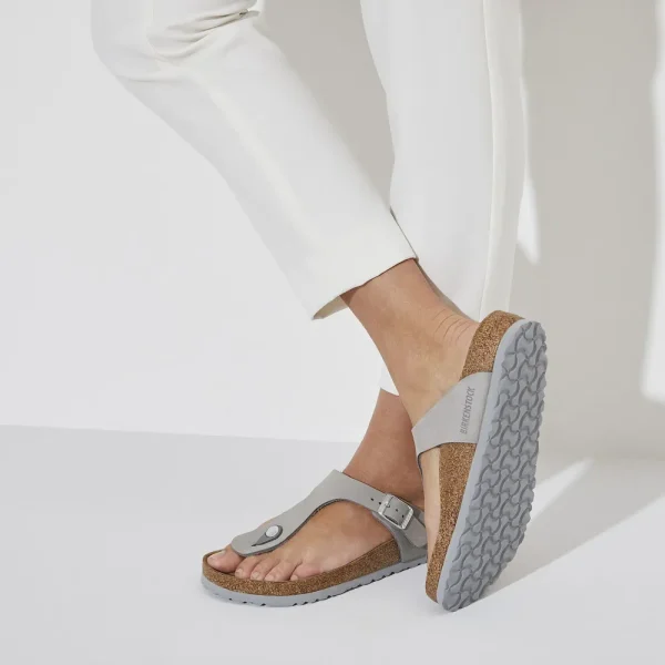 Gizeh Soft Footbed Nubuck Leather Dove Gray - Image 3