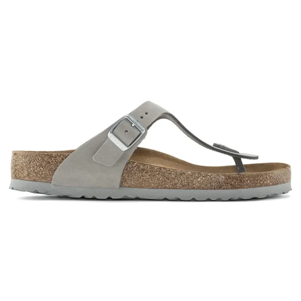 Gizeh Soft Footbed Nubuck Leather Dove Gray - Image 7