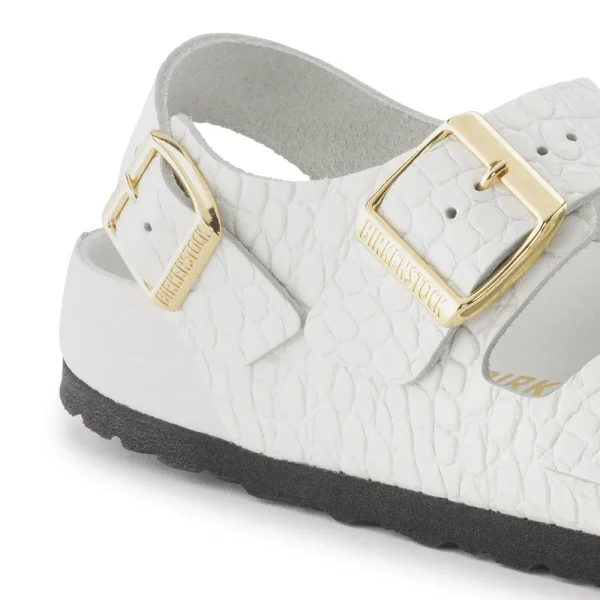 Milano Embossed Leather Emboss white - Image 8