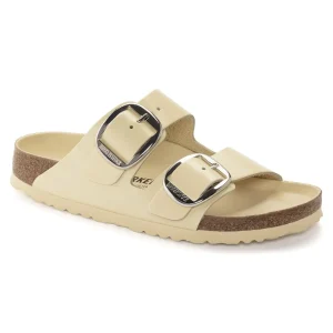 Arizona Big Buckle Natural Leather Patent High Shine Butter