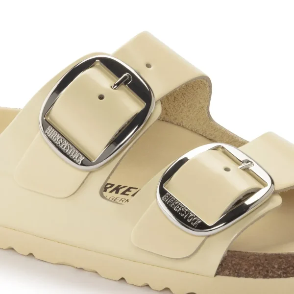 Arizona Big Buckle Natural Leather Patent High Shine Butter - Image 8