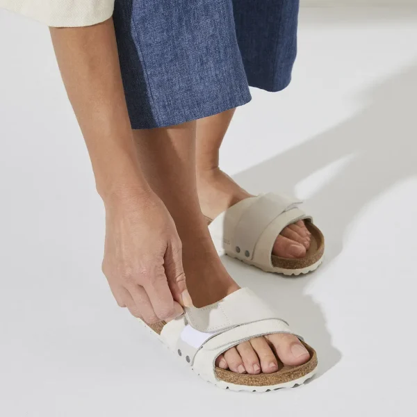 Oita Suede Leather Antique White - Image 9