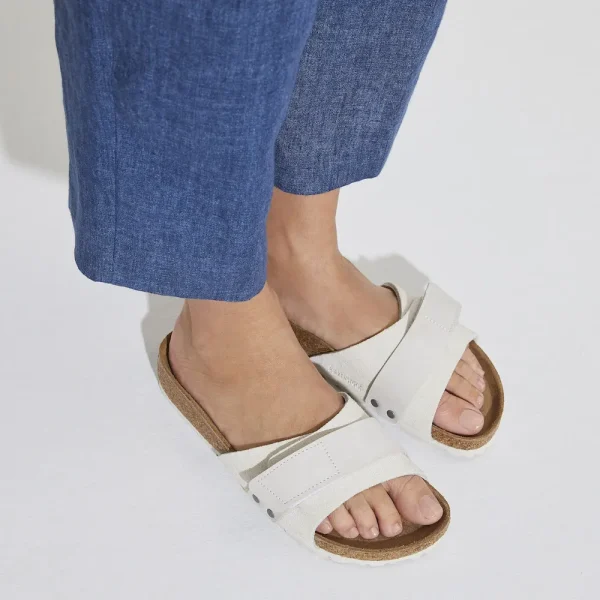 Oita Suede Leather Antique White - Image 3