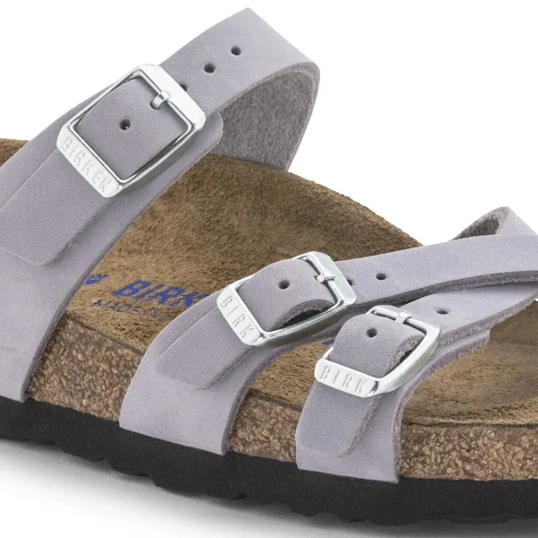 Franca Soft Footbed Nubuck Leather Purple Fog - Image 8