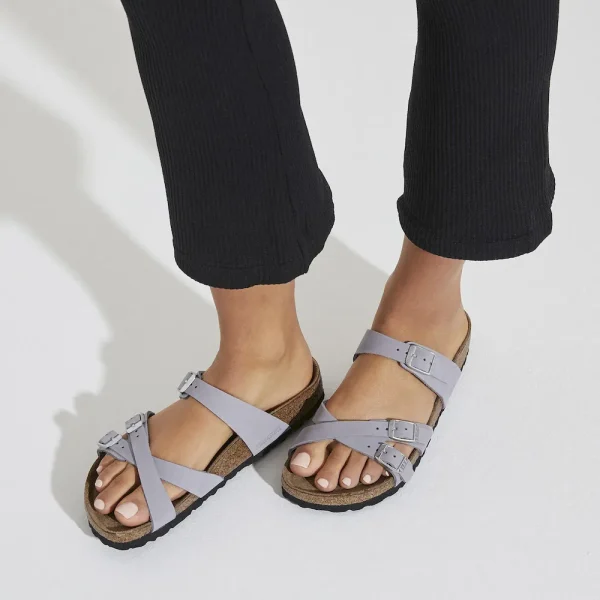 Franca Soft Footbed Nubuck Leather Purple Fog - Image 3