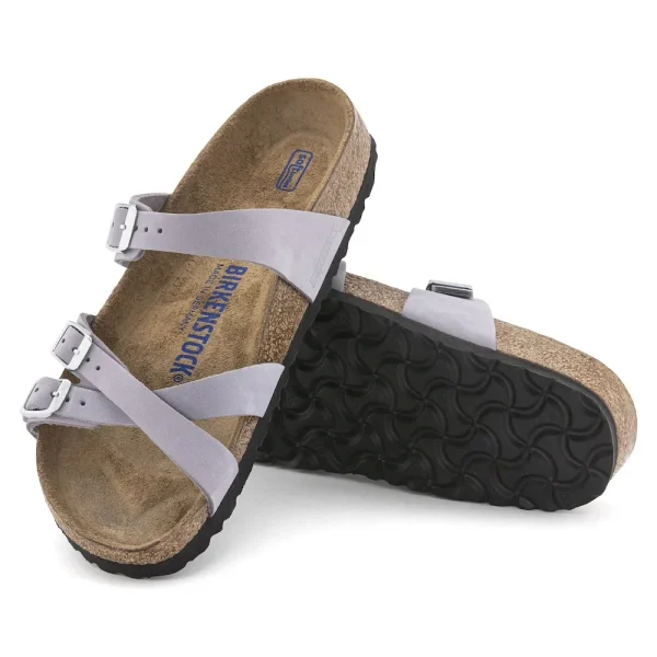 Franca Soft Footbed Nubuck Leather Purple Fog - Image 4
