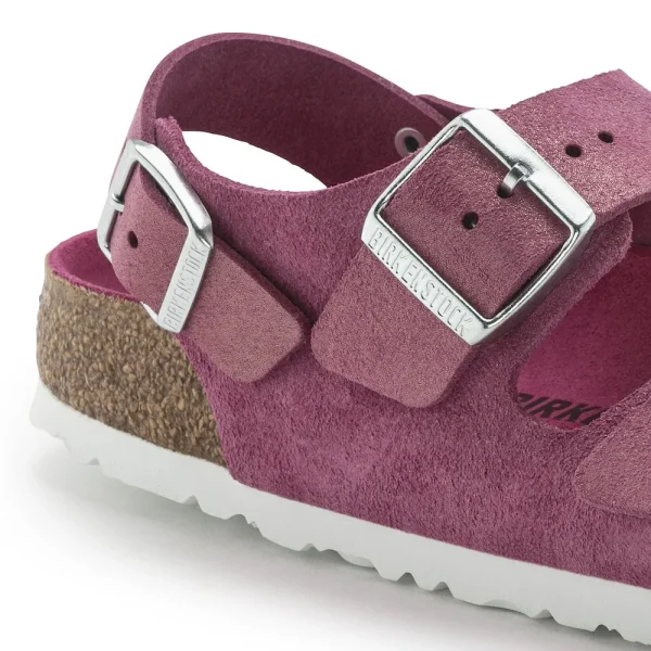 Milano Suede Leather Shimmering Fuchsia - Image 8