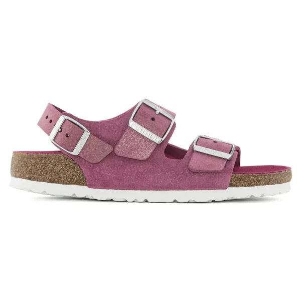 Milano Suede Leather Shimmering Fuchsia - Image 7