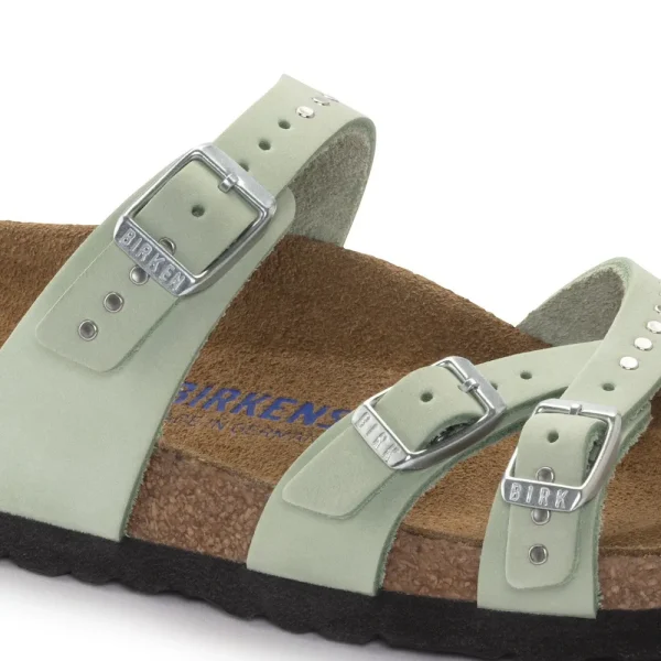 Franca Soft Footbed Nubuck Leather Matcha - Image 8