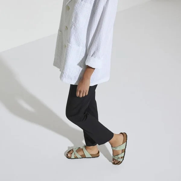 Franca Soft Footbed Nubuck Leather Matcha - Image 2