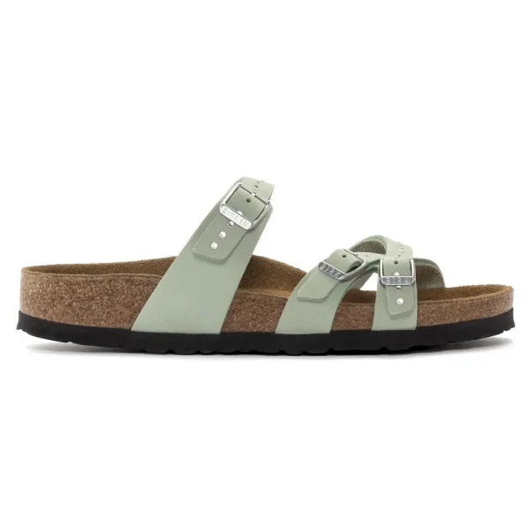 Franca Soft Footbed Nubuck Leather Matcha - Image 7