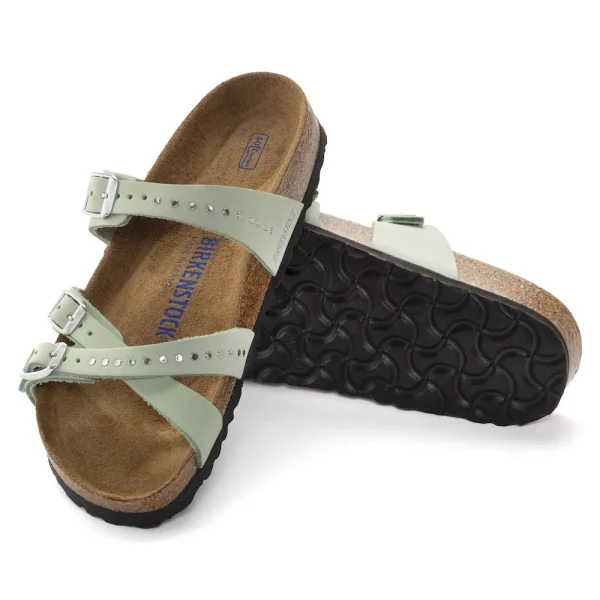 Franca Soft Footbed Nubuck Leather Matcha - Image 4
