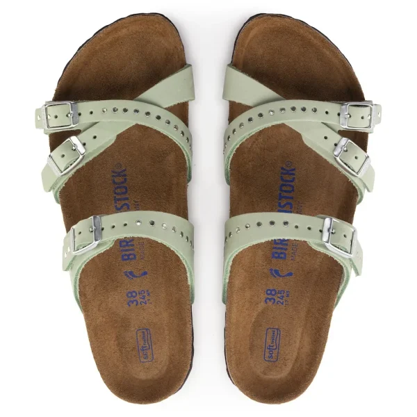 Franca Soft Footbed Nubuck Leather Matcha - Image 5