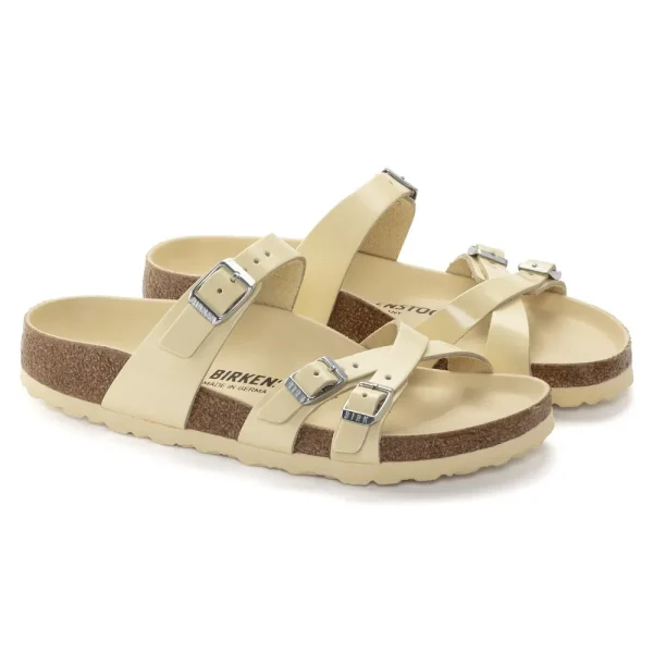 Franca Natural Leather Patent High Shine Butter - Image 6