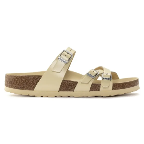 Franca Natural Leather Patent High Shine Butter - Image 7