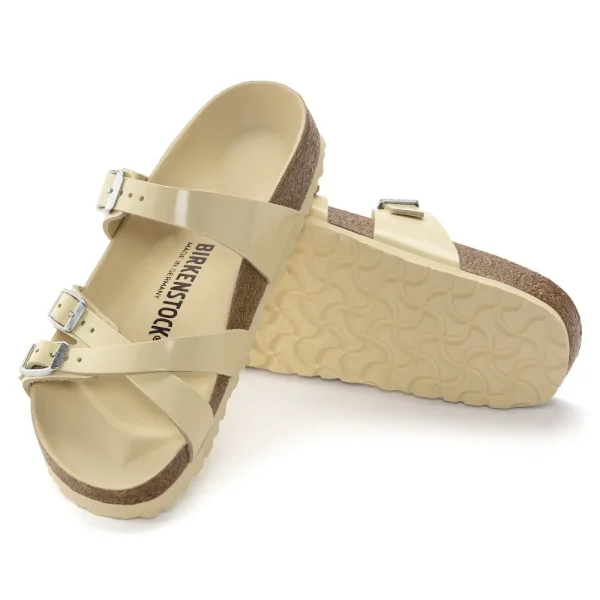 Franca Natural Leather Patent High Shine Butter - Image 4