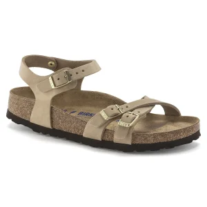 Kumba Soft Footbed Nubuck Leather Sandcastle