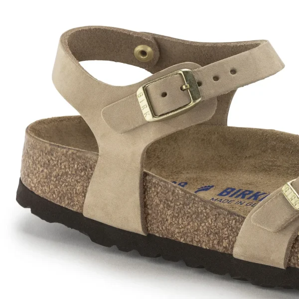 Kumba Soft Footbed Nubuck Leather Sandcastle - Image 8
