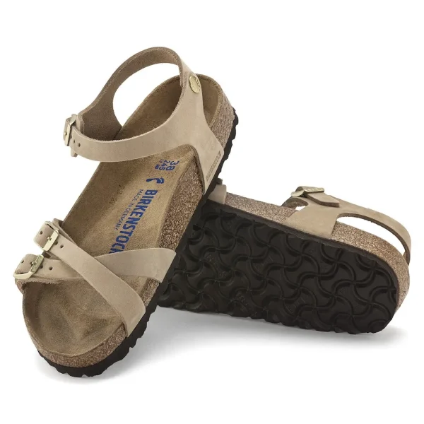 Kumba Soft Footbed Nubuck Leather Sandcastle - Image 4
