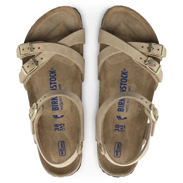 Kumba Soft Footbed Nubuck Leather Sandcastle - Image 5