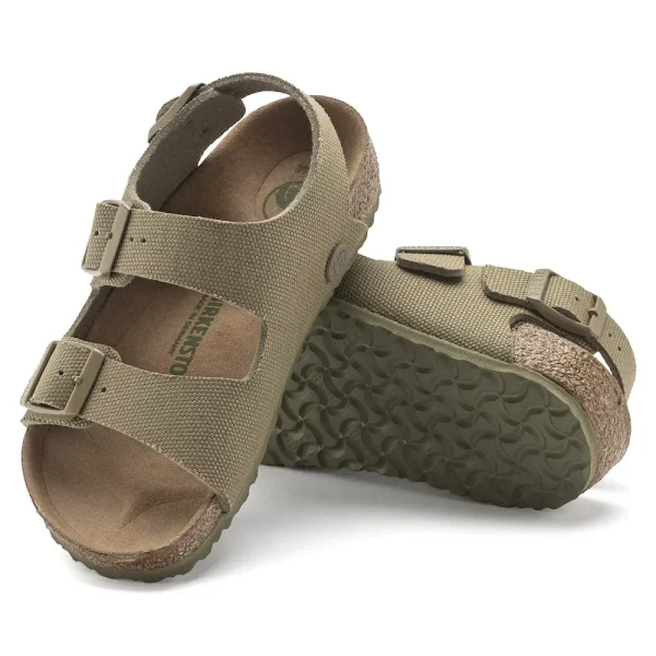 Milano Kids Vegan Textile Faded Khaki - Image 2