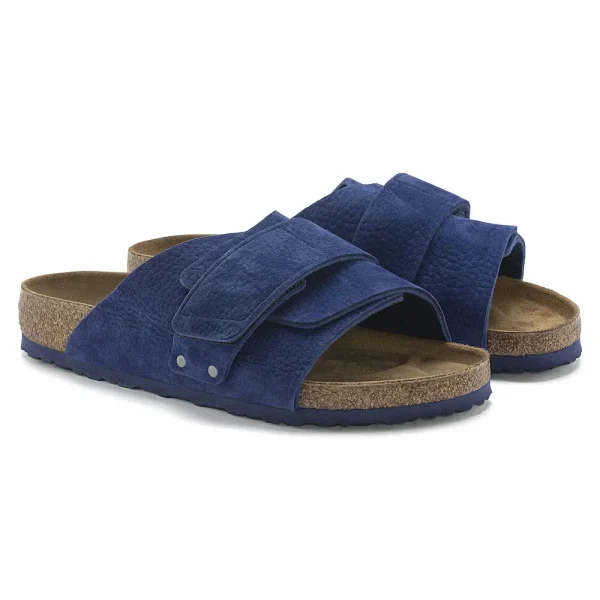Kyoto Nubuck Leather Desert Buck Indigo Blue - Image 6