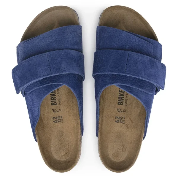 Kyoto Nubuck Leather Desert Buck Indigo Blue - Image 5