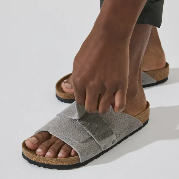 Kyoto Nubuck Leather Desert Buck Whale Gray - Image 9