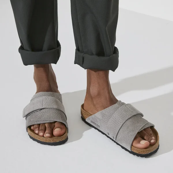 Kyoto Nubuck Leather Desert Buck Whale Gray - Image 3