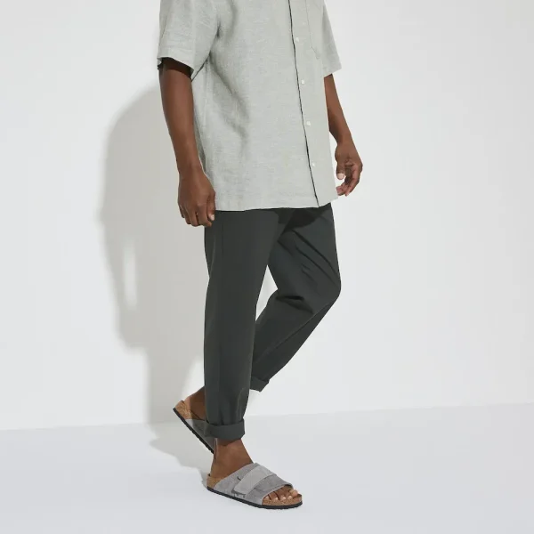 Kyoto Nubuck Leather Desert Buck Whale Gray - Image 2