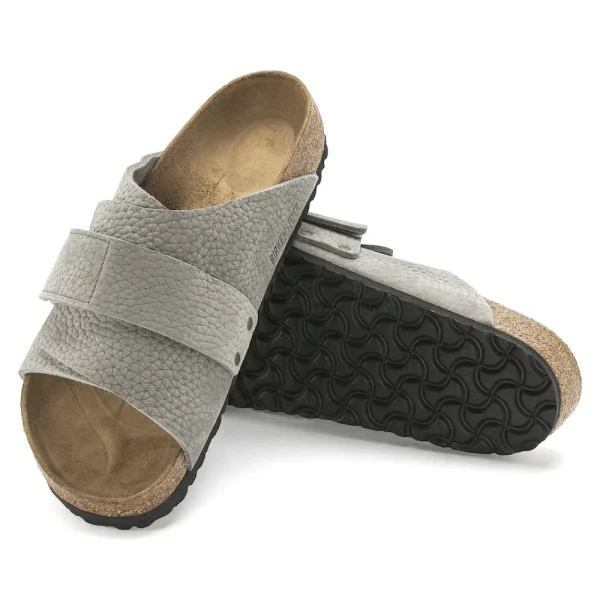 Kyoto Nubuck Leather Desert Buck Whale Gray - Image 4