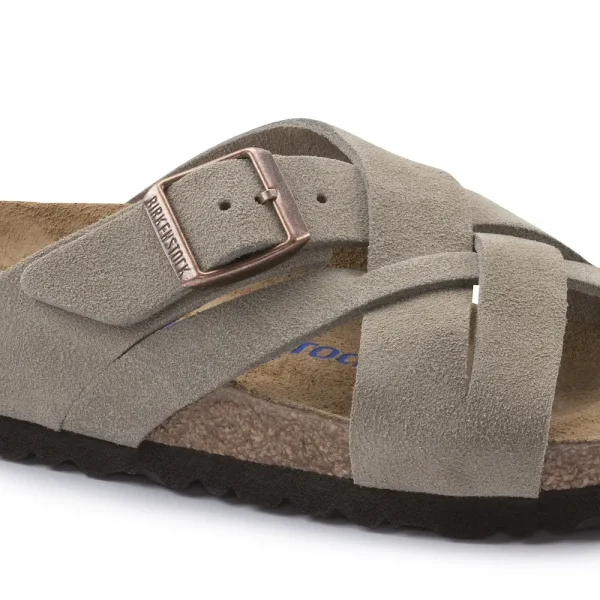 Lugano Soft Footbed Suede Leather Taupe - Image 7