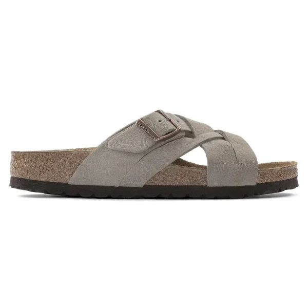 Lugano Soft Footbed Suede Leather Taupe - Image 6