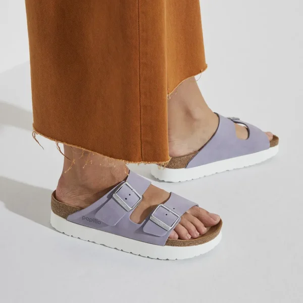 Arizona Flex Platform Nubuck Leather Purple Fog - Image 3