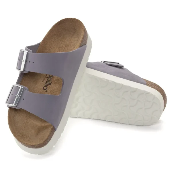 Arizona Flex Platform Nubuck Leather Purple Fog - Image 4