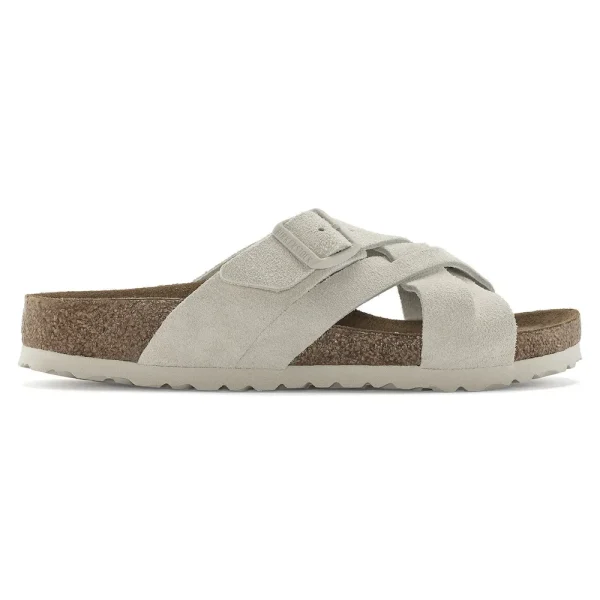 Lugano Soft Footbed Suede Leather Antique White - Image 6