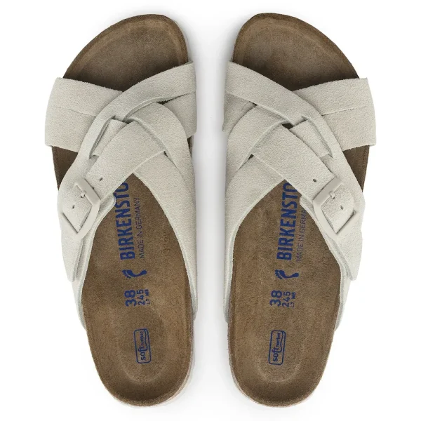 Lugano Soft Footbed Suede Leather Antique White - Image 4