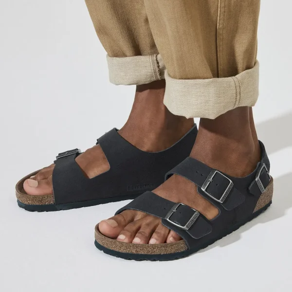 Milano Vegan Microfiber Desert Dust Indigo Blue - Image 3