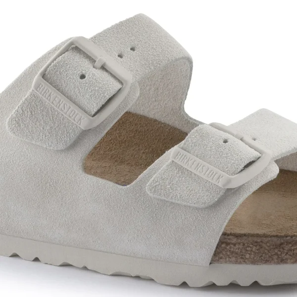 Arizona Soft Footbed Suede Leather Antique White - Image 7
