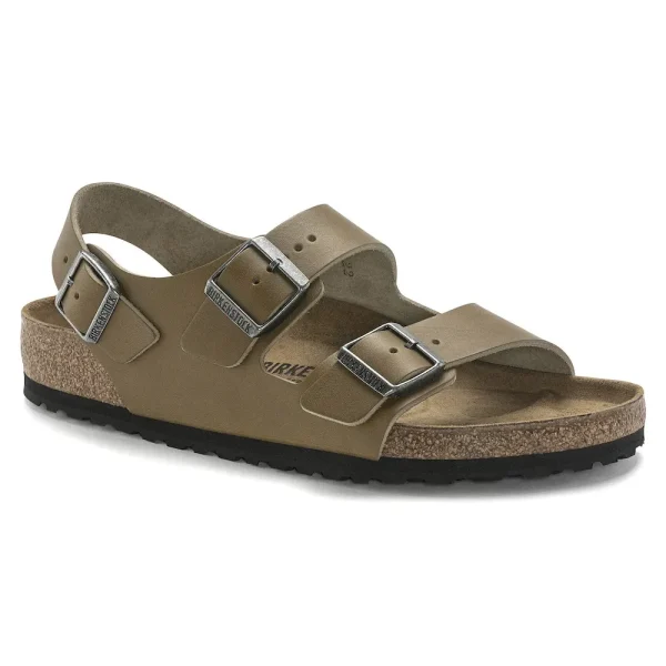 Milano Leather Vintage Wood Faded Khaki